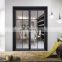 Modern house aluminum sliding door narrow frame double glass