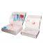 Personalised Paper Middle Size Flat Cosmetic Packaging Carton Mailing Skincare Corrugated Box With Single Pack and Tag