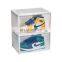 Transparent Side Open Black Customized Magnet Fold Plastic Stackable Shoe Organizer Clear Shoe Box