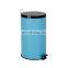 Competitive price metal foot pedal waste bin 3L 5L size of dustbin trash bin