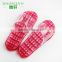 Plastic bathroom anti-slip massage slippers with competitive price woman sandal