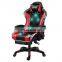 Best Price White Premium Comfortable Nylon Luxury Computer Chair Racing Ergonomic Massage Rgb Led Chair Gaming With Speakers
