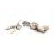 Euro Computer Key Door Cylinder Lock Magnetic double-Pin Lock Cylinder OEM/ODM Upper And Lower -Line Pin Rim Cylinder With Lock