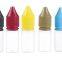 Hot sell Colorful 10ml V3 E-liquid e-juice vape bottle childproof squeeze plastic pet eye dropper bottle