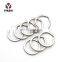 Customized Wholesale Metal Flat Split Chain Key Ring For Anywhere Use