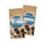 Recyclable  kraft  paper  bags chocolate  flat bottom  kraft paper packaging bags for snacks