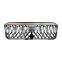 MAICTOP car body parts chroms ABS front bumper grille for land cruiser 300 lc300 facelift TRD mesh grill 2022