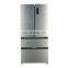 558L Customized LOGO R600a R134a Gas Frost Free French Door Refrigerator Stainless