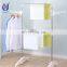 Outdoor portable clothes storage dryer mobile wardrobe rack