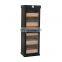 Wholesale Custom one door Storage Spanish Cedar Cigar Box Humidor LED light display Cabinet