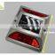 Factory outlet high strength double batteries built-in aluminum LED cat eye solar road stud