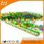 kids indoor playground plastic playhouse with slide and swing