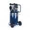 Bison China 2hp Double Cylinder Oilles Air Compressor 50 Liter Tanks