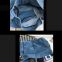 Casual Couple Denim Jeans Shoulder Bag Ins Fashion Jean Bag Large Denim Crossbody Bag Men And Womens Blue Backpack