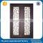 Best Selling And Wrought Iron Works Wood Entry Doors