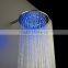 New ABS Round Single Color LED Overhead Shower Head