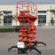 four wheel mobile hydraulic scissor lift