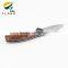 2015 good quality with rose wood handle stainless steel knife pocket