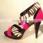 Korean Shoes Ladies Stylish Shoes High Wedge Manufacturer Chunky Heel SHoes High Heels Elegant Women Shoe