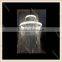 Zhongshan Factory direct Romantic Water fall wedding modern table centerpieces crystal ceiling chandelier led pendant lighting