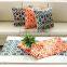 2015 new design red chinese art table runners fancy pattern tablecloths