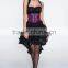 Fashion Lady Sweetheart Womens Sexy Buelesque Corset Bustier Dress