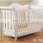 Antique Hand Carved Wood Bed Adult Baby Crib