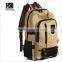 Canvas school laptop backpack simple light travelling backpack