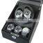 Custom Funky 2+3 Slot Black Glossy Wooden Watch Winder