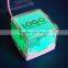 Promotional gift computer Colorful LED 4 Port Mini USB HUB