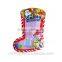 candy wrapper packaging sock shaped christmas treat bag