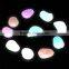 High Quality 10 pcs Luminous Stone Light-emitting Artificial Pebble Stone Fish Tank Decoration