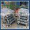 Stackable metal foldable cage pallet