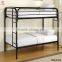 Cheap School Student Dormitory Single Size Metal Frame Bunk Bed