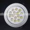 LED Ceiling light ceiling mount light silver high power 15w led ceiling down light 2700k-6500k