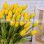 New high quality nature touch Artificial Flowers Home Decoration Garden Decoration Cheap China single Tulip fabric flower