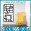 decorative black color wrought iron laser cut hanging room divider