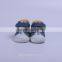 High Ankle Blue Fabric Non-skip Sole Infant Shoes Sneakers
