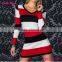 No MOQ Wholesale Women Striped Cheap Casual Dress