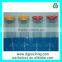 clear PET PP Plastic Packaging Tubes with plastic plug and handle