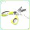 Chop Scissors with Anti-Slip Silicone Coated On The Handle 5 Blade Herb Scissors