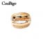 Fashion Jewelry Zinc Alloy Ring Unisex Men Women Party Show Gift Dresses Apparel Promotion Accessories