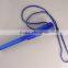 Promo colorful plastic ball pens lanyard pen with printed logo for promotional