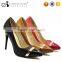 Factroy wholesale steel toe ladies high heel formal shoes