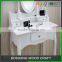 Black Bedroom Mirrored Dressing Table Sets