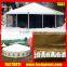 Satin fabric linging and curtain decorated decagon canopy tent for sale