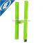 reflective pvc snap bracelet wrist band with sheet steel