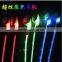 3.5mm el earphone visible led glowing earphone with microphone for smartphones