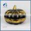 mini artificial pumpkin ceramic halloween pumpkin with leaves