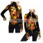 (Trade Assurance) Custom made bulk stylish shiny outdoor sports jacket with zipper